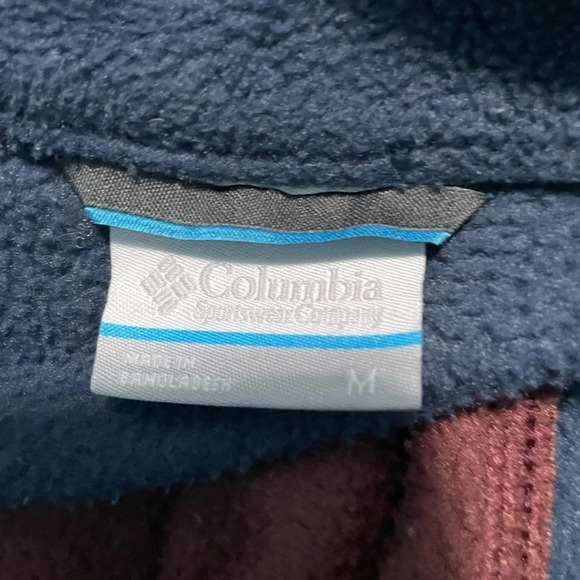 Columbia Mens Full Zip Fleece Jacket M, Size Medium - Picture 9 of 9